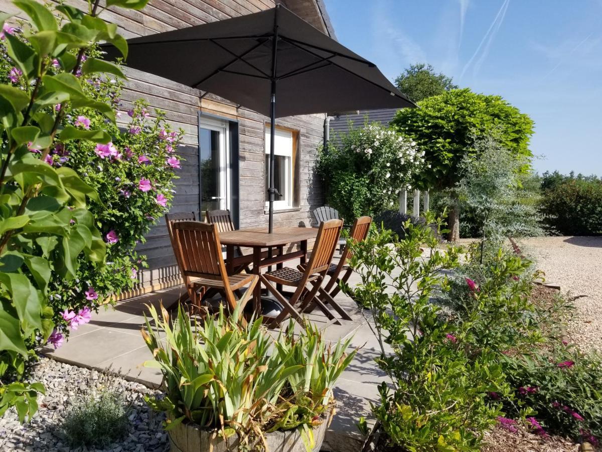 Gite De La Tuillere, Maison Contemporaine En Bois Avec Vue Et Piscine Saint-Aulaire Buitenkant foto
