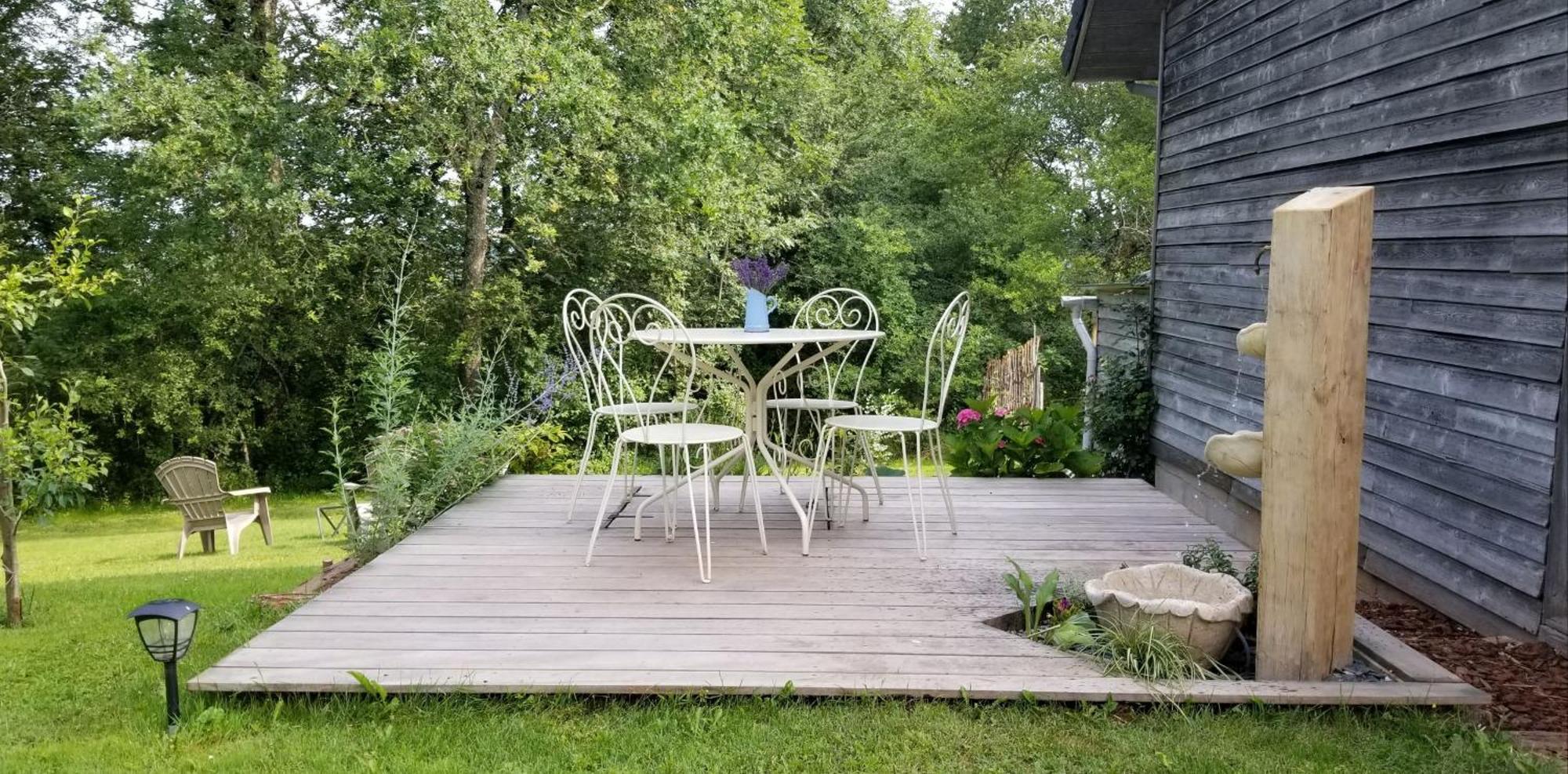 Gite De La Tuillere, Maison Contemporaine En Bois Avec Vue Et Piscine Saint-Aulaire Buitenkant foto